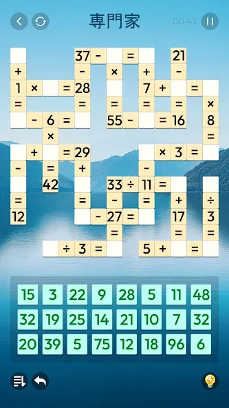 Arcadia Zen Math-クロス数学パズル screenshot 5