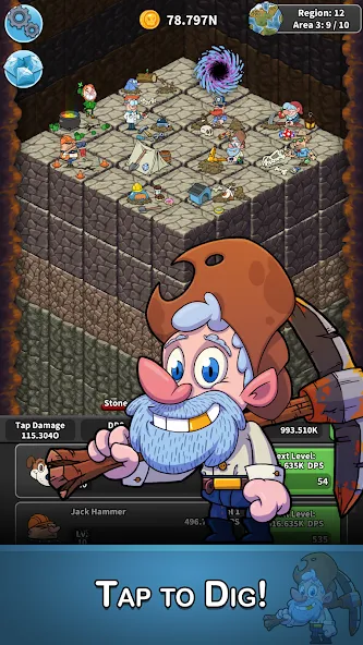 Tap Tap Dig: Idle Clicker Game screenshot 2
