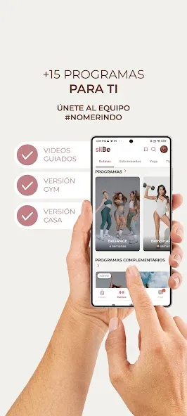 silBe: Fitness y Nutrición screenshot 5