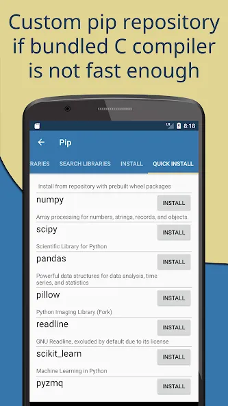 Pydroid 3 - IDE for Python 3 screenshot 4