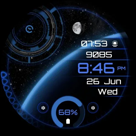 Sol 3 - animated watch face screenshot 15