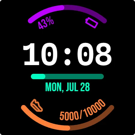 Simple Indicators Watch Face screenshot 11