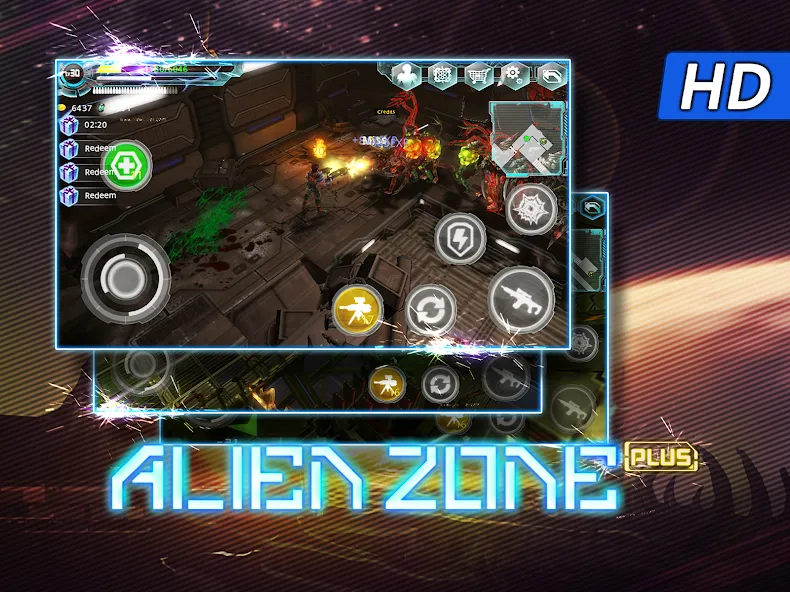Alien Zone Plus HD screenshot 8