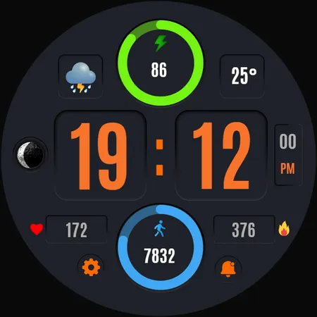 Penia Digital Watch Face screenshot 33