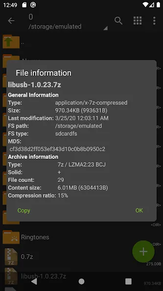 ZArchiver screenshot 6