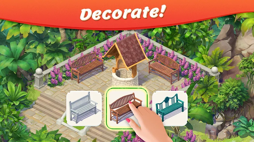 Tropical Forest: Match 3 Story screenshot 3