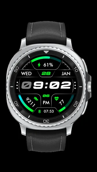 Oled - Digital v6 | watch face screenshot 5