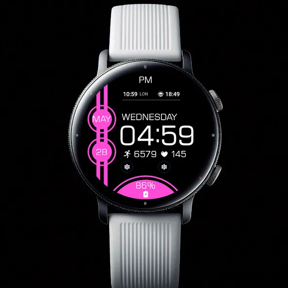 Key WF82 Digital Watch Face screenshot 8