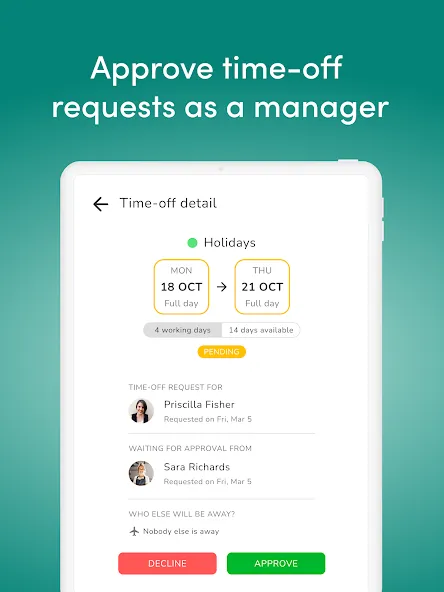 Kenjo – workforce management screenshot 13