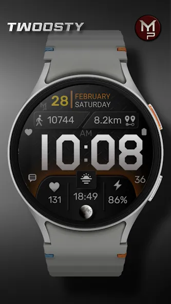TWOOSTY - Digital Watch Face screenshot 6
