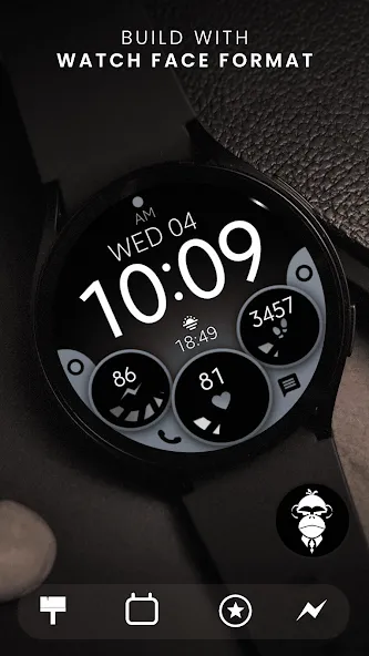 Sapphire Digital Watch Face screenshot 1