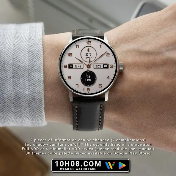 Watch face 10h08.com #136 screenshot 2