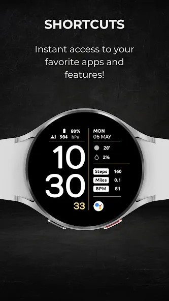 EXD043D: Digital Watch Face screenshot 6