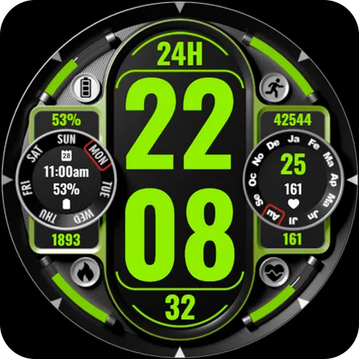 PT11 Digital Watch Face screenshot 32