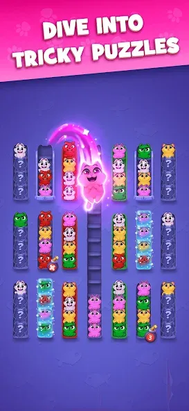 Kitty Sort: Twisted Tails screenshot 10