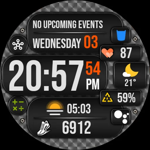 Digital Watch Face MB368 screenshot 26
