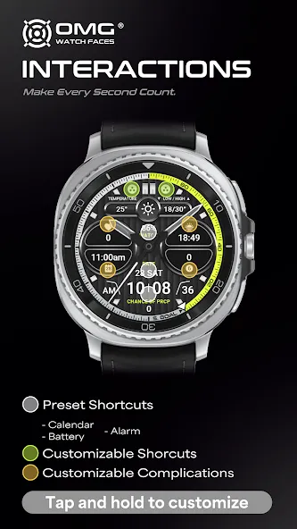OMG 91 - Hybrid Watch Face screenshot 3