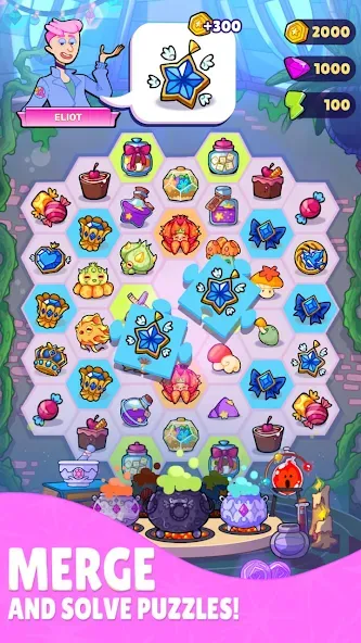 Potion Merge: Tower Mystery screenshot 1