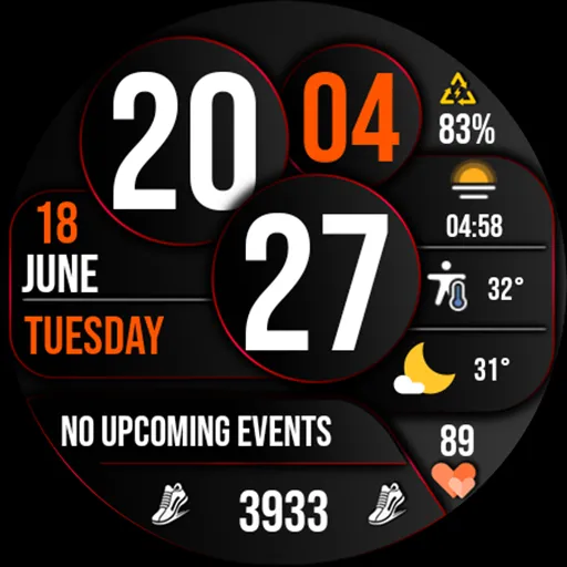 Digital Watch Face MB367 screenshot 25