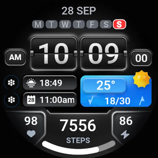 OMG 38 - Digital Watch Face screenshot 18