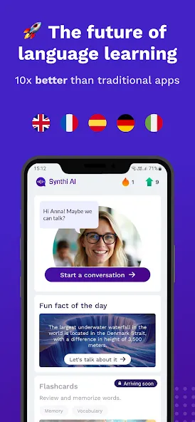 Synthi AI: English Learning screenshot 1