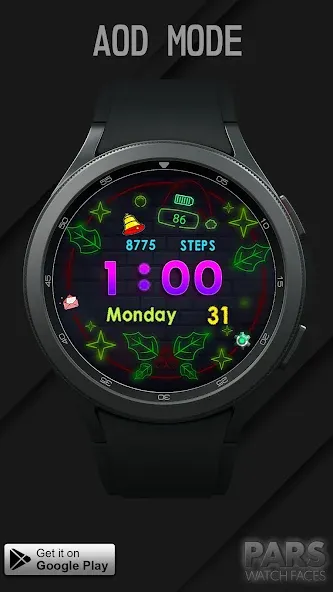 Pars Christmas Watch Face screenshot 7