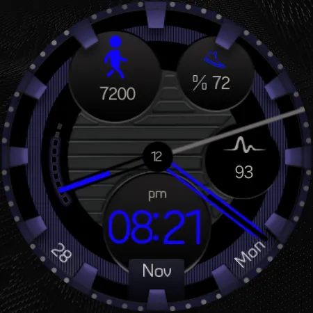 W-Design WOS019 - Watch Face screenshot 3
