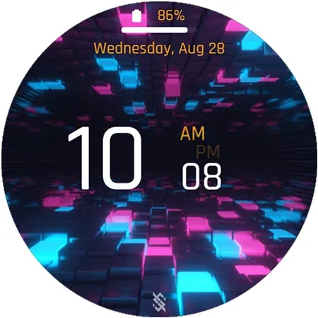 BFF33 - Animation Neon Cubes screenshot 18