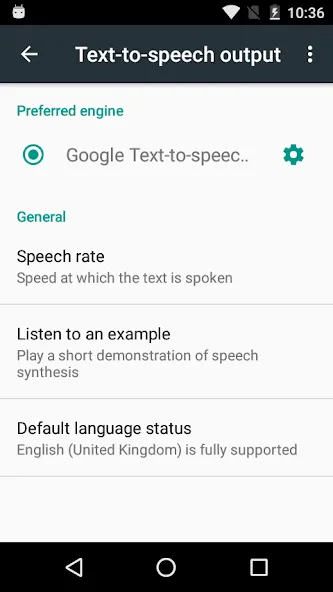 Speech Recognition & Synthesis screenshot 1