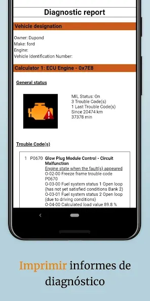 OBD2 Car Scanner - EOBD Facile screenshot 8
