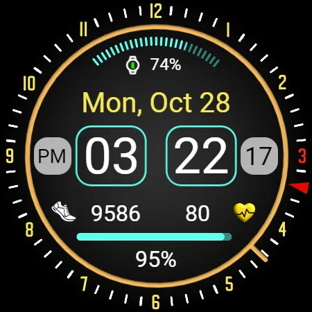 Iris505 Digital Watch Face screenshot 16
