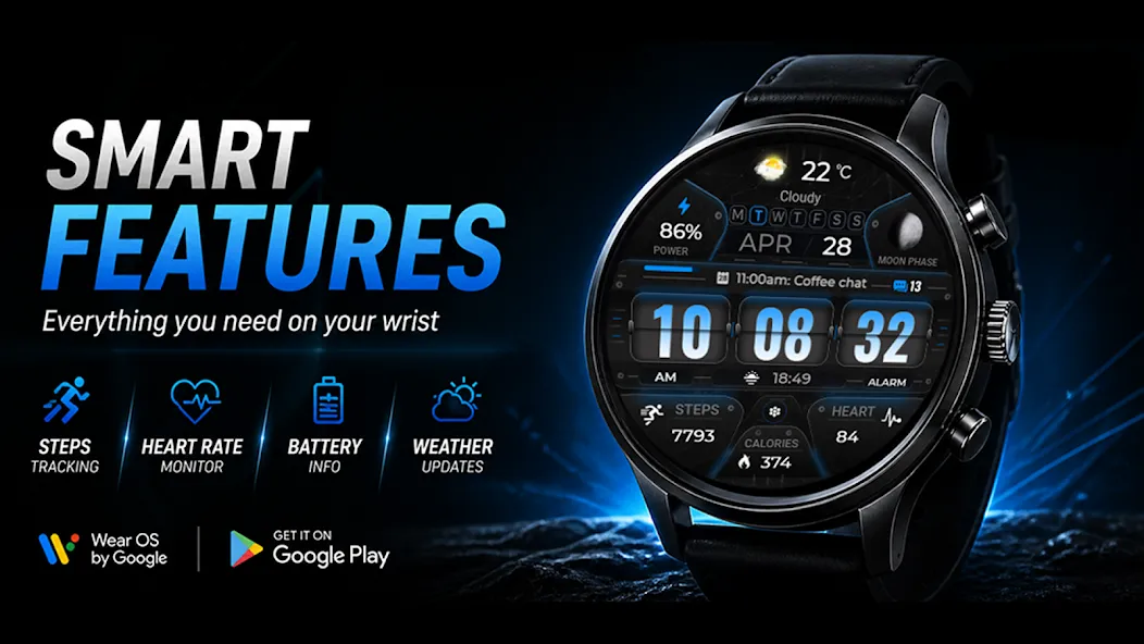 ES WR0022 – Sport Watch Face screenshot 22