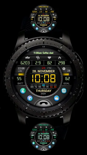 PW106 MultiFunction Watch Face screenshot 8
