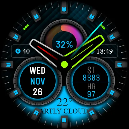 Watch Face WF159 screenshot 10