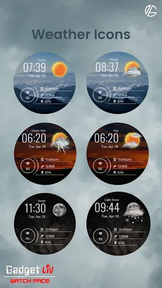 Weather Digital Watch Face screenshot 2
