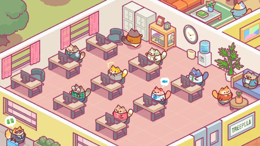 Office Cat: Idle Tycoon Games screenshot 8