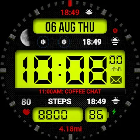 WIN Tactical LCD Digital Face screenshot 43