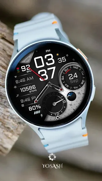 H390 Analog Digital Watch Face screenshot 3