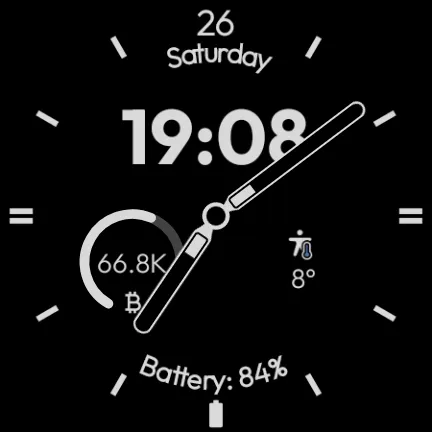 OD27 Black Watch Face screenshot 36