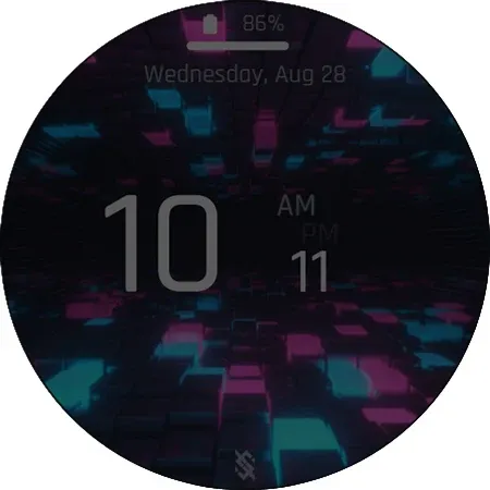 BFF33 - Animation Neon Cubes screenshot 22