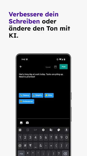 KI-Tagebuch Notizbuch Reflectr screenshot 5
