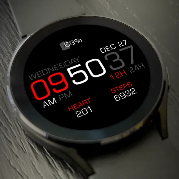 Key112 Digital Watch Face screenshot 2