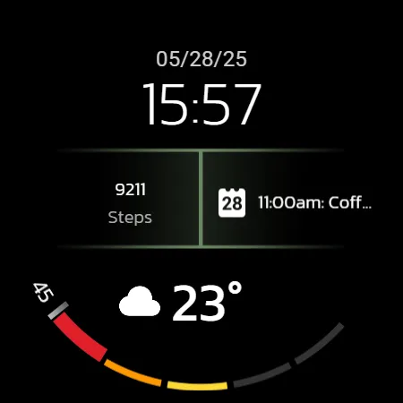 Digital Watchface D6 screenshot 25
