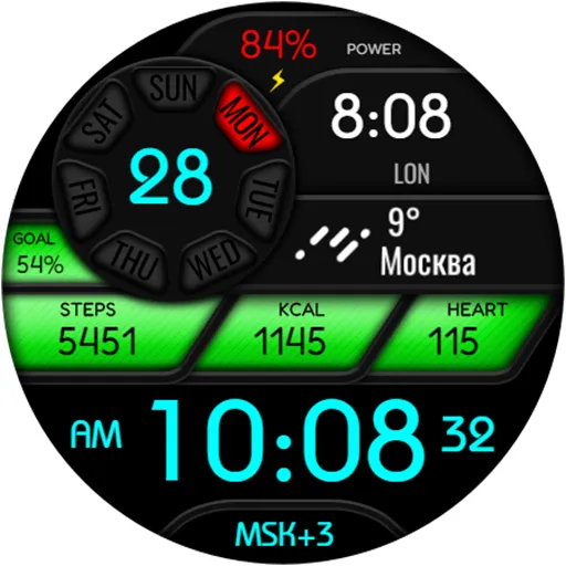 DIGI CUNATAMO WS63 Watch face screenshot 21