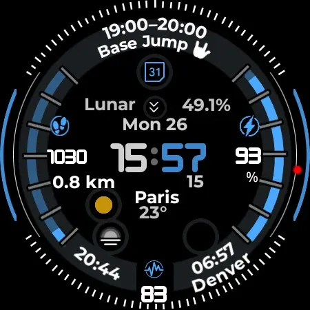 Digital Watch Face CUE124 screenshot 12