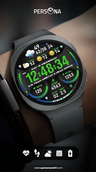 PER51 Digital Watch Face screenshot 8