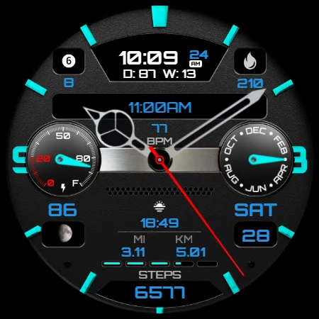 T002 BASILEUS Hybrid WatchFace screenshot 11