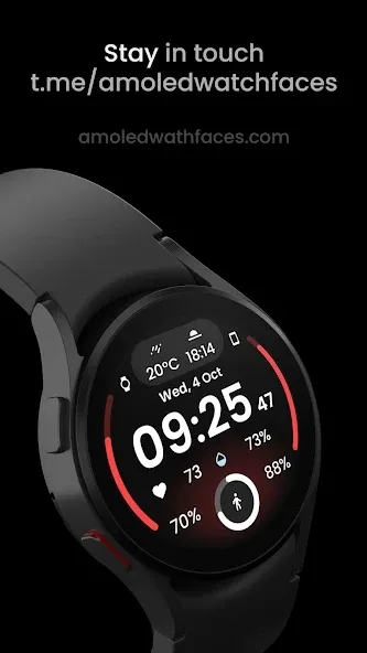 React 2: Watch face screenshot 4