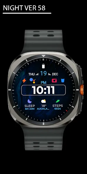 Night ver 58 - watch face screenshot 1