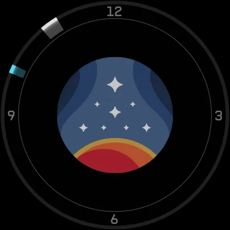 Starfield LPV6 SE Watch Face screenshot 6